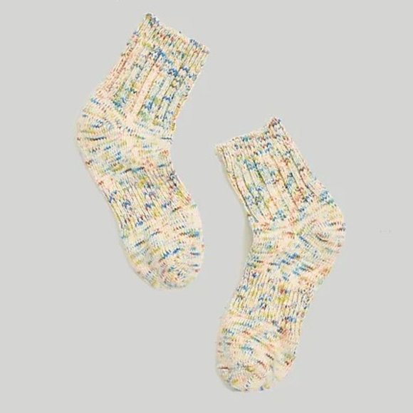 Madewell Accessories - Madewell Rainbow Marled Ankle Socks